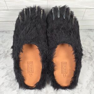 Bravest Studios Black Bear Claw Mules Men's 11 New Clog Slide Birkenstock